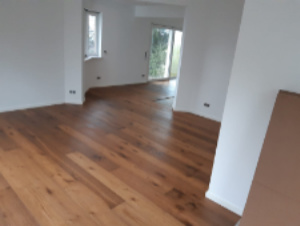 Bild Wohnzimmer mit Parkett